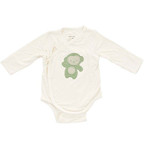 Silkberry Baby Baby-girls Bamboo Kimono Bodysuit