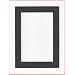 Charcoal - Dark Gray Acid Free Picture Frame Mat 16x20