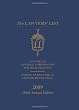 The Lawyers' List 2009: Counsel in General, Corporation and Trial Practice; Patent, Trademark and Copyright Practice