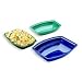 Camwear Rectangular Ribbed Bowl Rectangular 10'' x 14'' Black 4 Cs., 4/CS