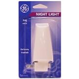 GE 52194 White Shade Incandescent Night Light