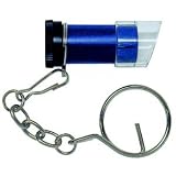 20x Blue Microscope Magnifier Keychain Stamp Coin Micro-Model Enthusiast Watchmakers Tool ..... Best Seller on Amazon!