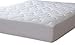 Micropuff Fitted Mattress Pad - California King Size Mattress Pad - Soft and Comfortable Fitted Mattress Protector - Mattress Cover Stretches up to 15 Inches Deep - Easy to Wash