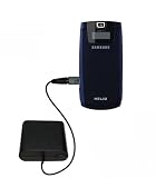 Emergency AA Battery Charge Extender for the Samsung Helio Fin - Gomadic Brand w/ TipExchange Technology