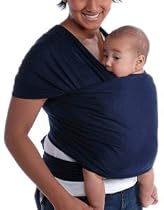 Moby Wrap Original 100% Cotton Solid Baby Carrier, Navy
