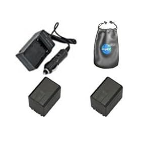 ValuePack (2 Count): Digital Replacement Battery PLUS Mini Battery Travel Charger for Specific Digital Camera and Camcorder Models / Compatible with Panasonic VW-VBN260, VW-VBN260K, VW-VBN260PP, VW-VBN260E, VWVBN260, VWVBN260K, VWVBN260PP, VWVBN260E Charges with Intelligent Charge Technology - Inclu