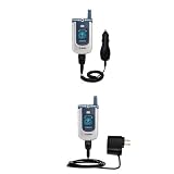 Essential Kit for the Samsung SPH-A700 - includes Car and Wall Charger with Rapid Charge Technology - Gomadic Brand w/ TipExchange Technology