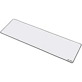 Glorious Extended White Gaming Mouse Mat / Pad - XXL Large, Wide (Long) White Mousepad, Stitched Edges | 36"x11"x0.12" (GW-E)