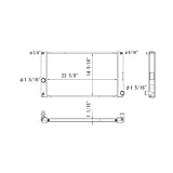 10-11 LEXUS HS250H ( AUTOMATIC TRANSMISSION: L4, 2.4L ) RADIATOR ( W  1 ROW, PLASTIC... by TYC