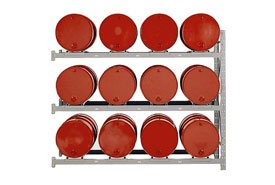 3 Tier Drum Pallet Rack Add-On Unit