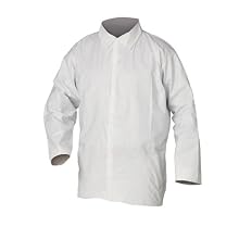 Kleenguard 36212 A20 White Medium Select Breathable Particle Protection Shirts (50 per Case)