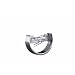 WEDO 2057954 Klammerspender BOW silber