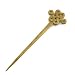 Crystalmood Handmade Lignum-vitae Wood Carved Hair Stick Chinese Knot 7 inches