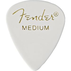 Fender 351 Classic Celluloid Guitar Picks, 12 Pack