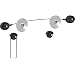 Vivomounts Ultra Slim LED TV Wall Mount Bracket System for Samsung 40 46 and 55" Screen Models