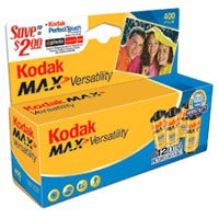 Kodak Max Versatility With Film -135 400 ASA - 24 Expouser, 4 rolls