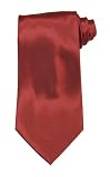 Woven Silk Solid Scarlet Necktie