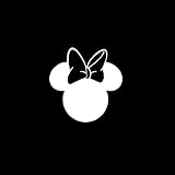 Minnie Mouse Head Car Window Decal Sticker White 4