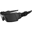 Oakley Oil Rig Men's Lifestyle Sports Wear Sunglasses - Matte Black/Black Iridium