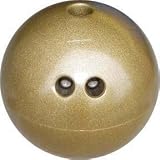 Bowling Ball - Cosom, 4 Lb., Gold Plastic Ball - Sports Games