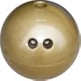 Bowling Ball - Cosom, 4 Lb., Gold Plastic Ball - Sports Games