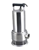 6300gph 1.5hp Stainless Steel Sewage Submersible Pump