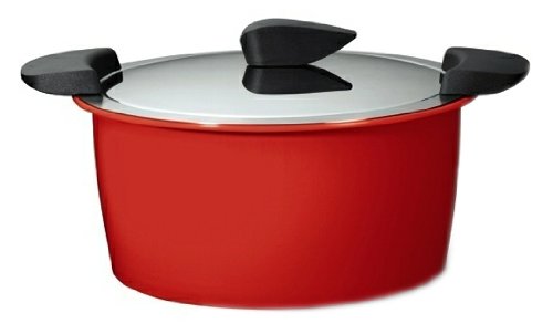 Kuhn Rikon 3-Liter Hotpan Casserole, Red