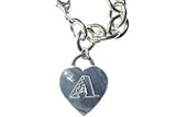 Arizona Diamondbacks Heart Tag Bracelet