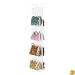 Whitmor 6044-14 White Crystal Collection Handbag File, Clear
