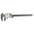 Mitutoyo 505-708, Dial Caliper, 0 - 6" X .001", .100" per rev., White Face, Carbide OD Jaws