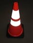 28" Orange Traffic Cones w/ 4" & 6" 3M Reflective Collars