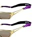 Croakies Kids Original Eyewear, Eyeglass, and Sunglass Retainer (Purple, 2 Pack)