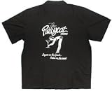 Pussycat Casino Bowling Shirt Black Fifties Bowler