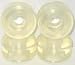 54mm CLEAR GEL Skateboard WHEELS Dura Rollers