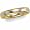 14K Two-Tone Gold Comfort Fit Beveled Edge Wedding Band For Men and Women - Size 5