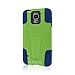 Empire MPERO IMPACT X Series Kickstand Case for Samsung Galaxy S5/GS5 - Retail Packaging - Blue/Green