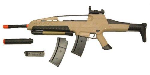 JLS S-M8 XM8 Spring Airsoft Rifle Tan