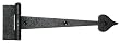 Acorn Heavy Duty Quality Forged Working Hinge Straps Center Of Barrel To Tip: 9