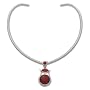 Carnelian necklace, 'Sugar Candy' 16" L