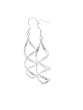 Sterlign Silver Spiral Twisted 2.5 mm Earrings