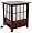 Eclectic Unusual Simple - 19" Hokkaido End Table Nightstand Japanese Lantern Floor Lamp - BLACK