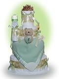 Winnie the Pooh Neutral 4 Tier Diaper Cake