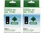 Remanufactured Dell X0504 (7Y745) Color Ink Cartridges - Pack of 2 - For A940, and A960 Printers
