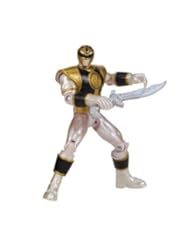 Power Rangers Metallic Force Mighty Morphin White Ranger Action Figure