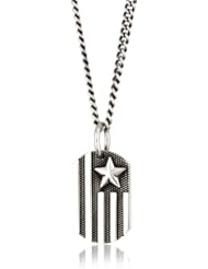 King Baby Small Flag Dog Tag Pendant Necklace
