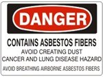 Shipping Contains Asbestos Fibers Avoid Creating Dust Cancer And Lung Disease Hazard Avoid Breating Airborne Asbestos Fibers (500/Roll)