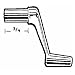 United States Hdwe. WP-8889C Metal Crank