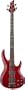 ESP LTD B-154DX - See-thru Red Finish 4-String Electric Bass