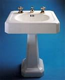 Original Deco Style Pedestal Sink