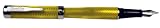 Conklin Herringbone Yellow Broad Point Fountain Pen - HC04FP-3